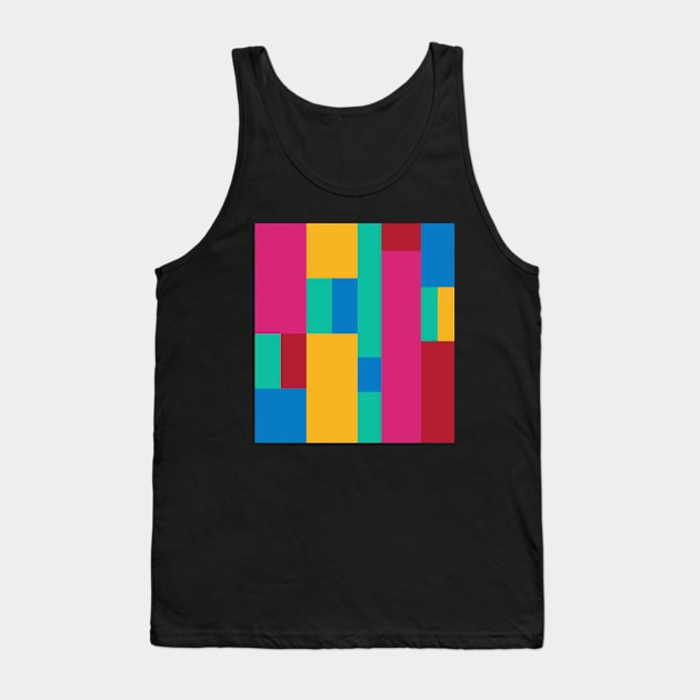 Colorful Background Pattern Tank Top by Stylebydesign